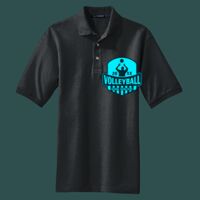 Heavyweight Cotton Pique Polo with Pocket Thumbnail
