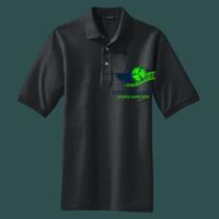 Heavyweight Cotton Pique Polo with Pocket Thumbnail