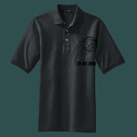 Heavyweight Cotton Pique Polo with Pocket Thumbnail
