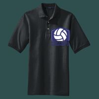 Heavyweight Cotton Pique Polo with Pocket Thumbnail