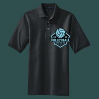 Heavyweight Cotton Pique Polo with Pocket Thumbnail