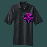 Heavyweight Cotton Pique Polo with Pocket Thumbnail