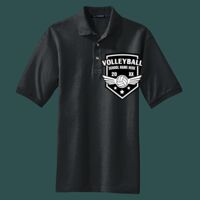 Heavyweight Cotton Pique Polo with Pocket Thumbnail