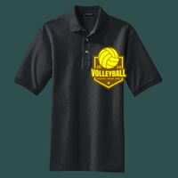 Heavyweight Cotton Pique Polo with Pocket Thumbnail