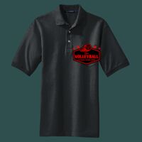 Heavyweight Cotton Pique Polo with Pocket Thumbnail