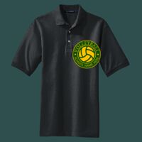 Heavyweight Cotton Pique Polo with Pocket Thumbnail