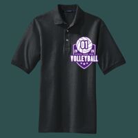 Heavyweight Cotton Pique Polo with Pocket Thumbnail