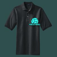 Heavyweight Cotton Pique Polo with Pocket Thumbnail