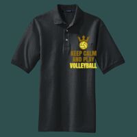 Heavyweight Cotton Pique Polo with Pocket Thumbnail