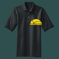 Heavyweight Cotton Pique Polo with Pocket Thumbnail