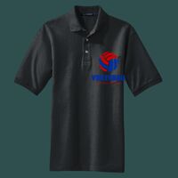 Heavyweight Cotton Pique Polo with Pocket Thumbnail