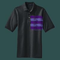 Heavyweight Cotton Pique Polo with Pocket Thumbnail