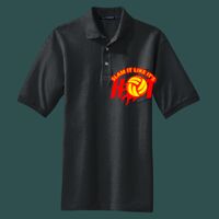 Heavyweight Cotton Pique Polo with Pocket Thumbnail