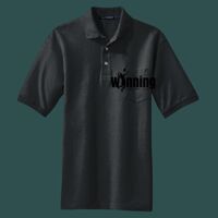 Heavyweight Cotton Pique Polo with Pocket Thumbnail