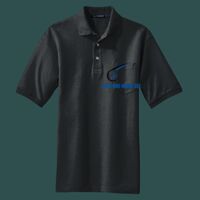 Heavyweight Cotton Pique Polo with Pocket Thumbnail