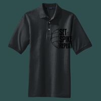 Heavyweight Cotton Pique Polo with Pocket Thumbnail