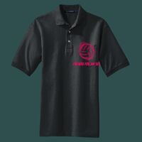 Heavyweight Cotton Pique Polo with Pocket Thumbnail