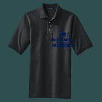 Heavyweight Cotton Pique Polo with Pocket Thumbnail