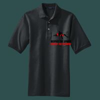 Heavyweight Cotton Pique Polo with Pocket Thumbnail