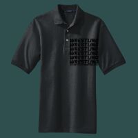Heavyweight Cotton Pique Polo with Pocket Thumbnail