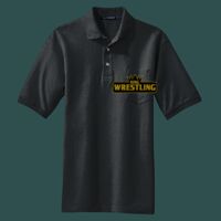 Heavyweight Cotton Pique Polo with Pocket Thumbnail