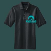 Heavyweight Cotton Pique Polo with Pocket Thumbnail