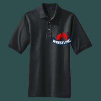 Heavyweight Cotton Pique Polo with Pocket Thumbnail