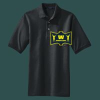 Heavyweight Cotton Pique Polo with Pocket Thumbnail