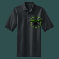Heavyweight Cotton Pique Polo with Pocket Thumbnail