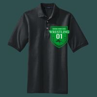 Heavyweight Cotton Pique Polo with Pocket Thumbnail
