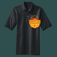 Heavyweight Cotton Pique Polo with Pocket Thumbnail