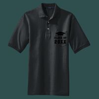 Heavyweight Cotton Pique Polo with Pocket Thumbnail