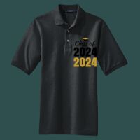 Heavyweight Cotton Pique Polo with Pocket Thumbnail
