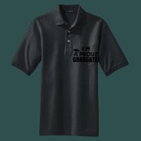 Heavyweight Cotton Pique Polo with Pocket Thumbnail