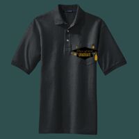 Heavyweight Cotton Pique Polo with Pocket Thumbnail