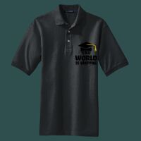 Heavyweight Cotton Pique Polo with Pocket Thumbnail