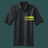 Heavyweight Cotton Pique Polo with Pocket Thumbnail