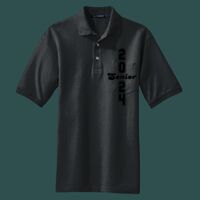 Heavyweight Cotton Pique Polo with Pocket Thumbnail