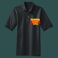 Heavyweight Cotton Pique Polo with Pocket Thumbnail