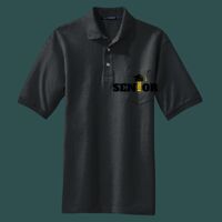 Heavyweight Cotton Pique Polo with Pocket Thumbnail