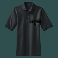 Heavyweight Cotton Pique Polo with Pocket Thumbnail