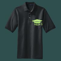 Heavyweight Cotton Pique Polo with Pocket Thumbnail