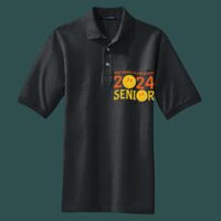 Heavyweight Cotton Pique Polo with Pocket Thumbnail