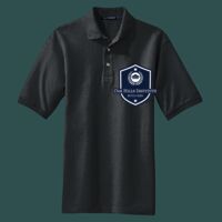 Heavyweight Cotton Pique Polo with Pocket Thumbnail
