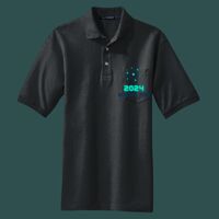 Heavyweight Cotton Pique Polo with Pocket Thumbnail