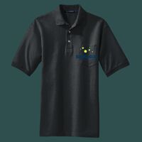 Heavyweight Cotton Pique Polo with Pocket Thumbnail
