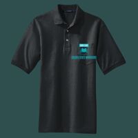 Heavyweight Cotton Pique Polo with Pocket Thumbnail