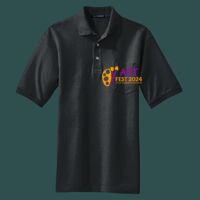 Heavyweight Cotton Pique Polo with Pocket Thumbnail