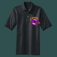 Heavyweight Cotton Pique Polo with Pocket Thumbnail