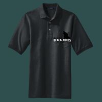 Heavyweight Cotton Pique Polo with Pocket Thumbnail